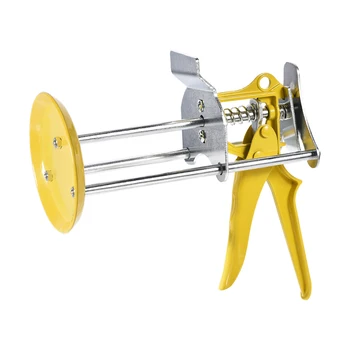

uxcell Wall Tiling Locator Tile Leveling System Height Regulator Adjustable Wall Tiling Locator Silver Tone Yellow Black
