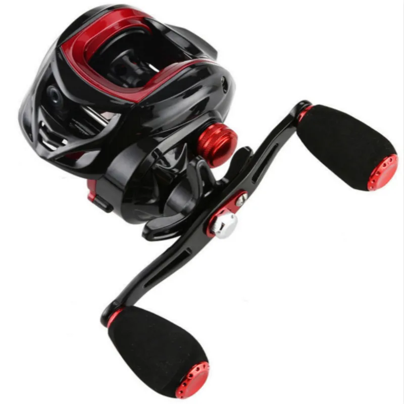 

8+1BB For Left / Right Hand Wheel Dual Brake System Spinning Reel For Fishing Metal Baitcast Reel 6.3: 1 Long Fishing Reel