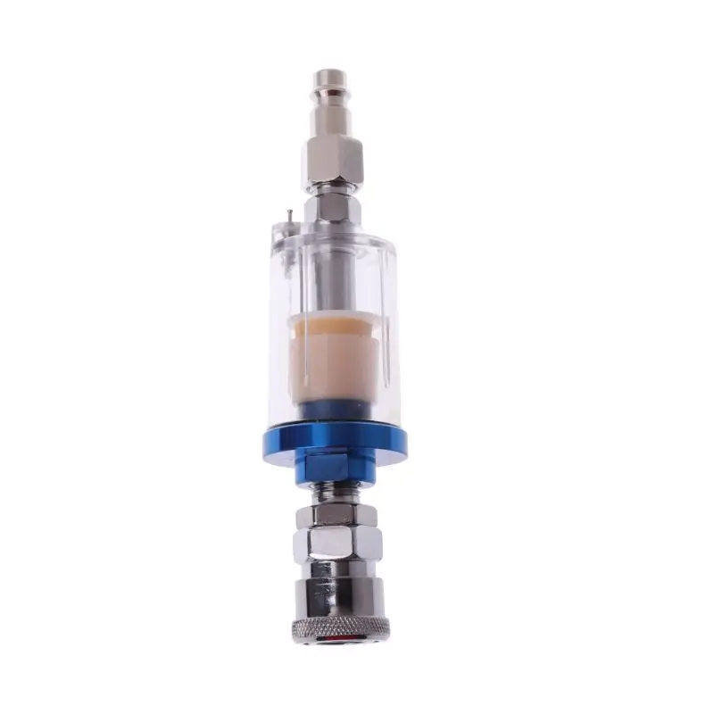 

1/4" Mini Oil Water Separator Air Filter For Pneumatic Compressor Spray Paint Gun Tool Pressure Quick Connector