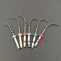 Dental PRO-FLEXI Files NITI Endo Files 25# 4% Heat Activation Function Golden Files Dental Endodontic Files Dental Instrument 2