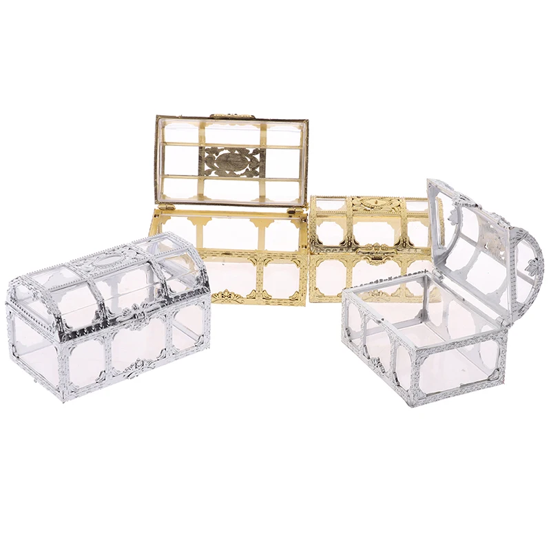 Transparent Gold Sweet Candy Box Case Chocolate Gift Romantic Wedding Favor Party Decoration Creative | Дом и сад