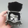 ROSIKING Emboss Alloy Metal Music Box Wind Up and Golden Movement Music Box for Christmas/Birthday/Valentine's Day 3
