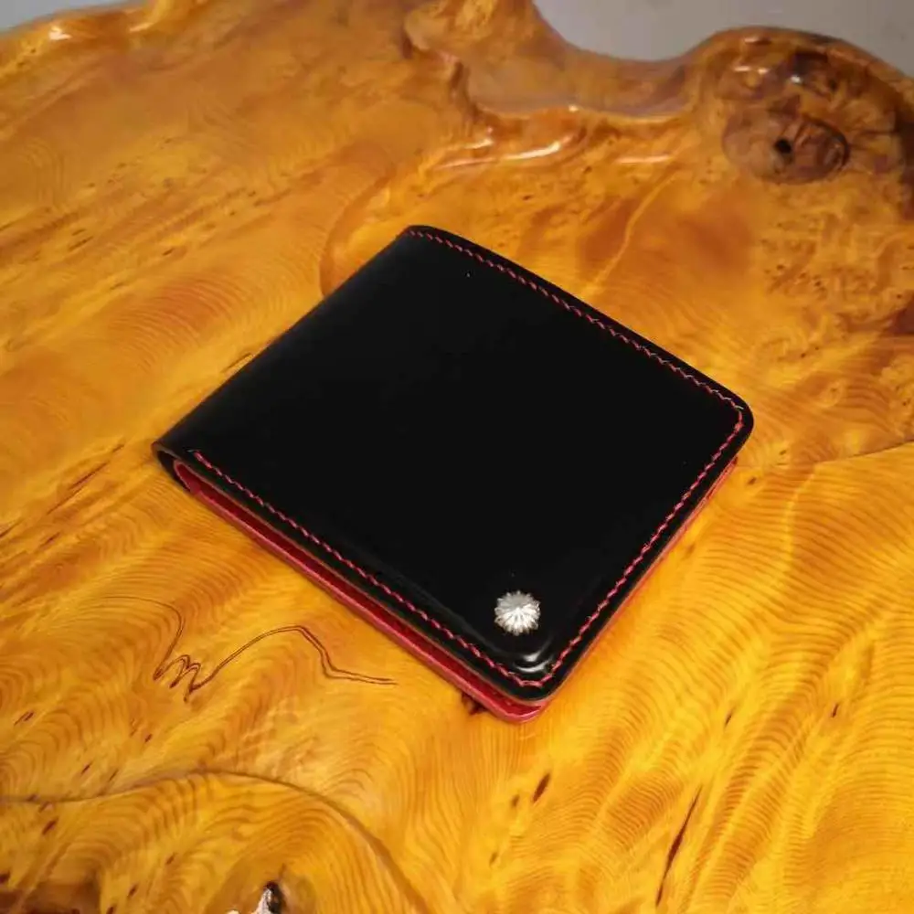 

Лазерная Форма для кожаных изделий, индивидуальная форма для короткого зажимного ножа, ручная форма для кожаного ножа, короткий кошелек с измельчителем