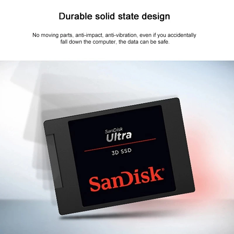 Sandisk Ultra 3d 250gb 500gb 1tb 2tb Internal Solid State Disk Hard Drive Sata 3.0 (6 Gb/s) For Laptop Desktop Solid State - AliExpress