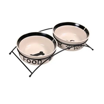 

TRIXIE TRIXIE stand with ceramic bowls for dogs EAT ON FEET BOWL SET