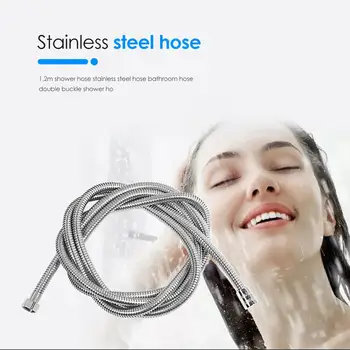 

1.2m Explosion-proof Shower Hose Flexible Waterproof Soft Shower Pipe Water Pipe Plumbing Hoses for Bedroom Supplies