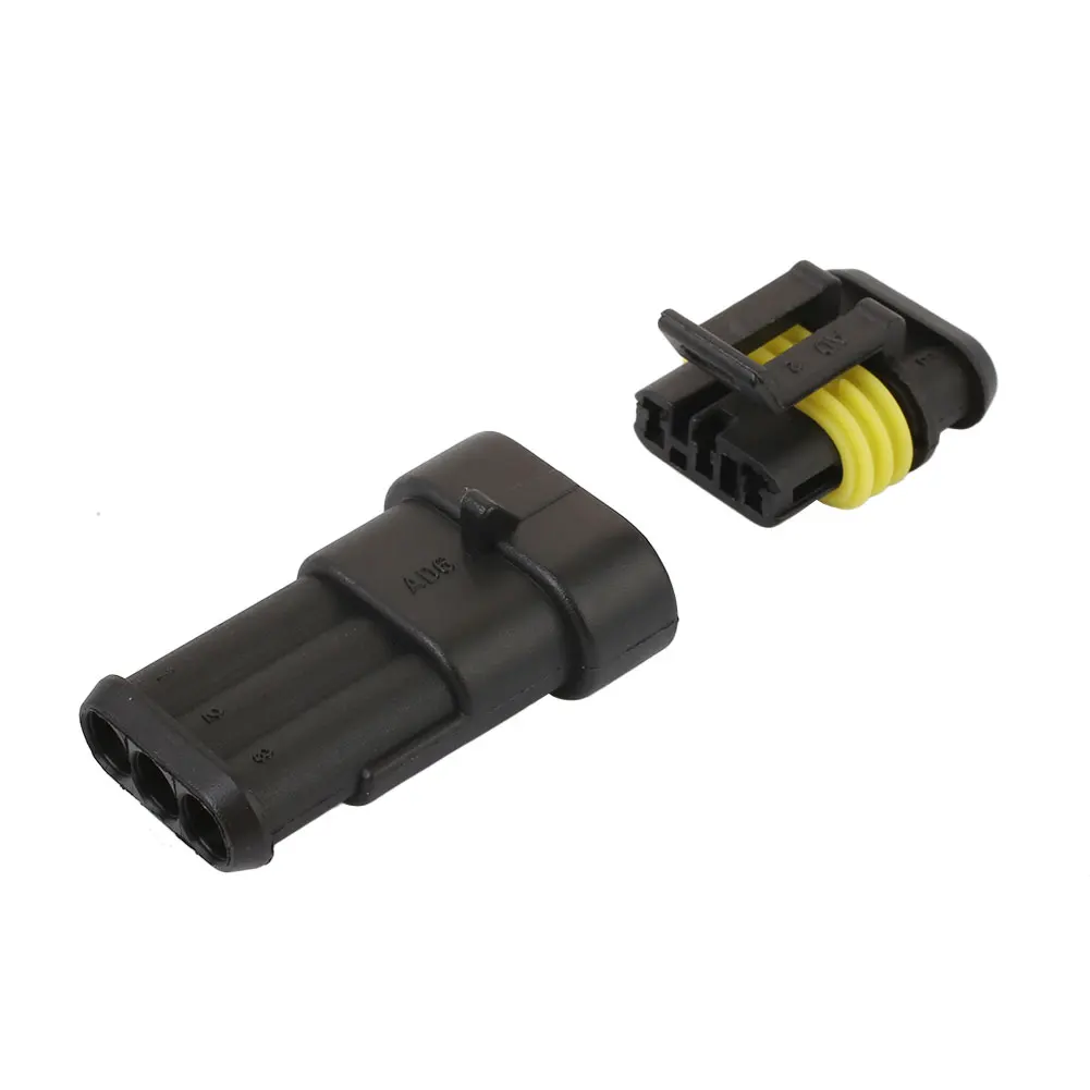 HID коннектор гнезда автомобиль HID коннектор проводки Замена 15 шт. 2/3/4 Pin премиум качества HID розетка