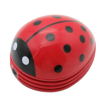 

Ladybug Shaped Portable Corner Desk Vacuum Cleaner Mini Cute Vacuum Cleaner Dust Sweeper for Home Office Table Clean