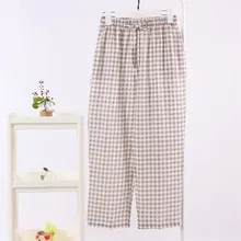 Мягкие удобные женские длинные Хлопковые Штаны для сна, домашние штаны, женские весенне-осенние хлопковые пижамы, штаны для сна