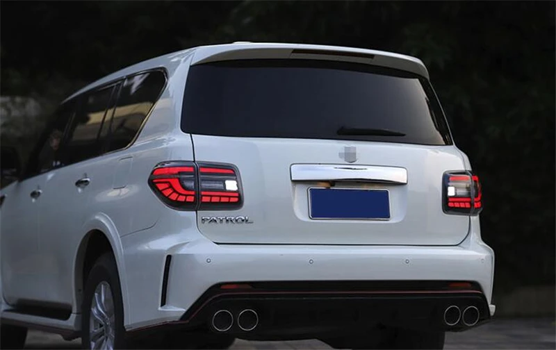 Динамический сигнал поворота Автомобильный задний светильник s для Nissan Armada задний светильник s светодиодный DRL противотуманный светильник задний парковочный светильник s для патруль 2012