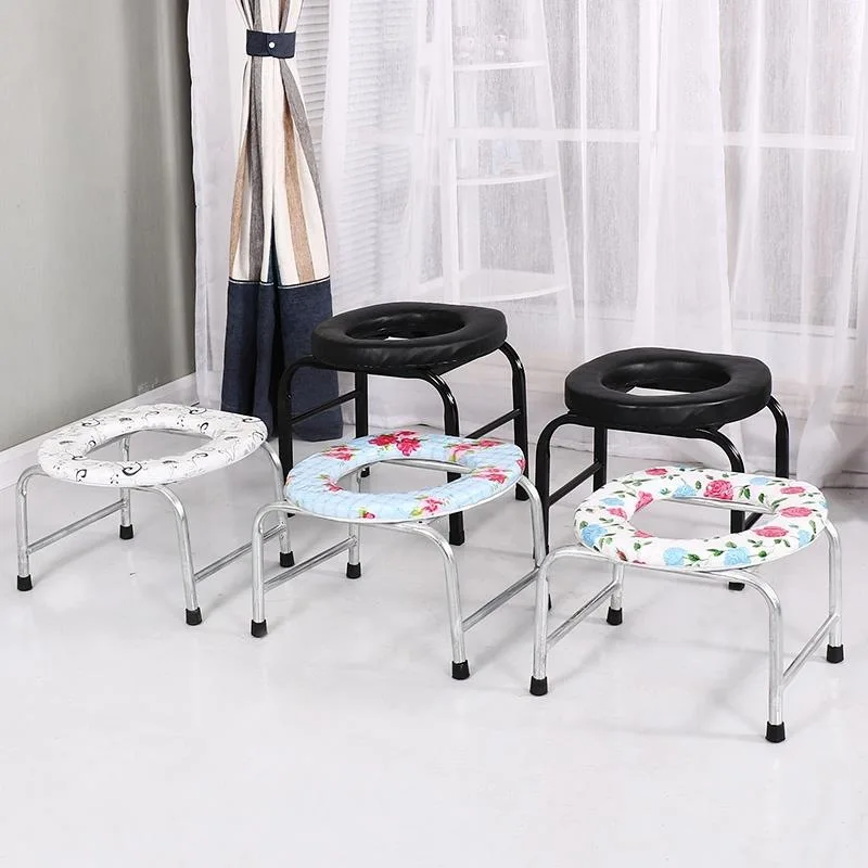 

Chamber Pot Seat Urination And Defecation Universal Potty Chair Foldable Portable Pedestal Toilet Rack Simple Pedestal Pan
