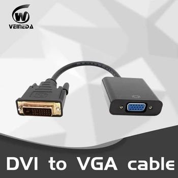 

Adapter Cable DVI 24+1 25Pin DVI-D to VGA Cable 080P for nVIDIA Graphics Card , HDTV, Projector