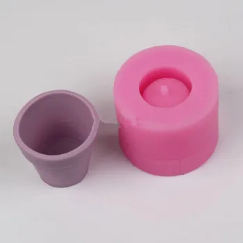 

DIY Silicone Plaster Pot Mold Creative Cute Concrete Flower Pot Vase Succulent Flower Ceramic Potted Office Home Decor