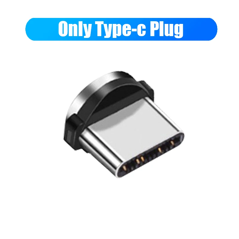 Магнитный Micro USB 8 Pin кабель для передачи данных для iPhone samsung для быстрой зарядки и передачи данных провод шнур магнит Зарядное устройство Тип usb C 1 м кабель для мобильного телефона - Цвет: Only Type-c Plug