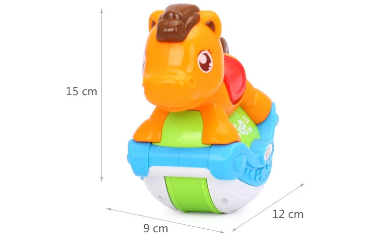 Tianyuan Toy huile toys 887B Animal Sliding Music My Little Music Rocking Horse-Sliding Learn Crawling