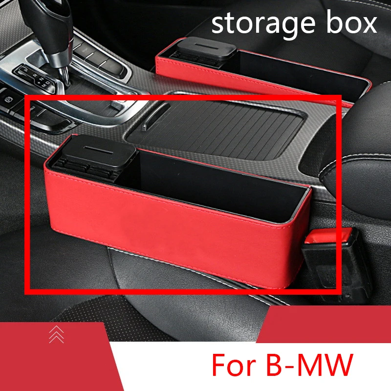 1PC Car Storage Stowing Tidying  Auto Box Organizer For bmw M F10 F20 F25 F30 F31 E30 E36 E39 E87 E60 E46 E90 Car Accessories