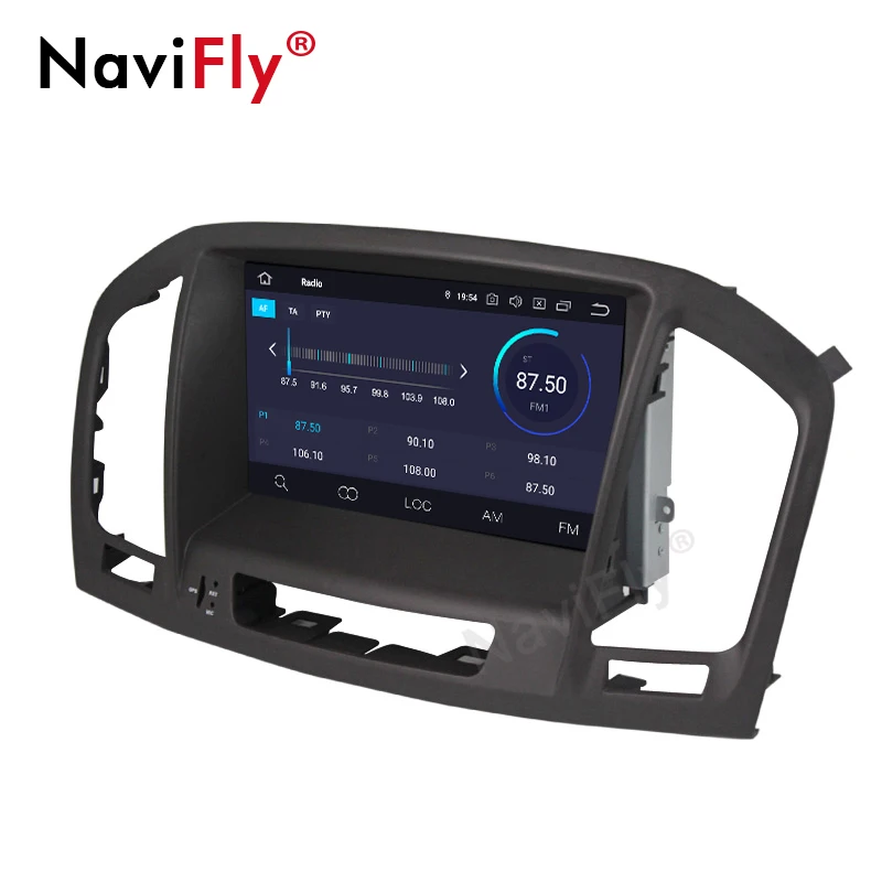 Top NaviFly IPS DSP Android 9.0 Car Multimeida Player GPS Navigation for Opel/Vauxhall/Insignia CD300 CD400 2009-2012 with Wifi BT 4