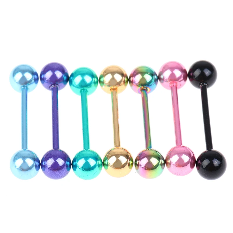 Fashion Tongue Rings Ear Bone Piercings Lip Pircings Anti-allergic Body Jewelry Decoration