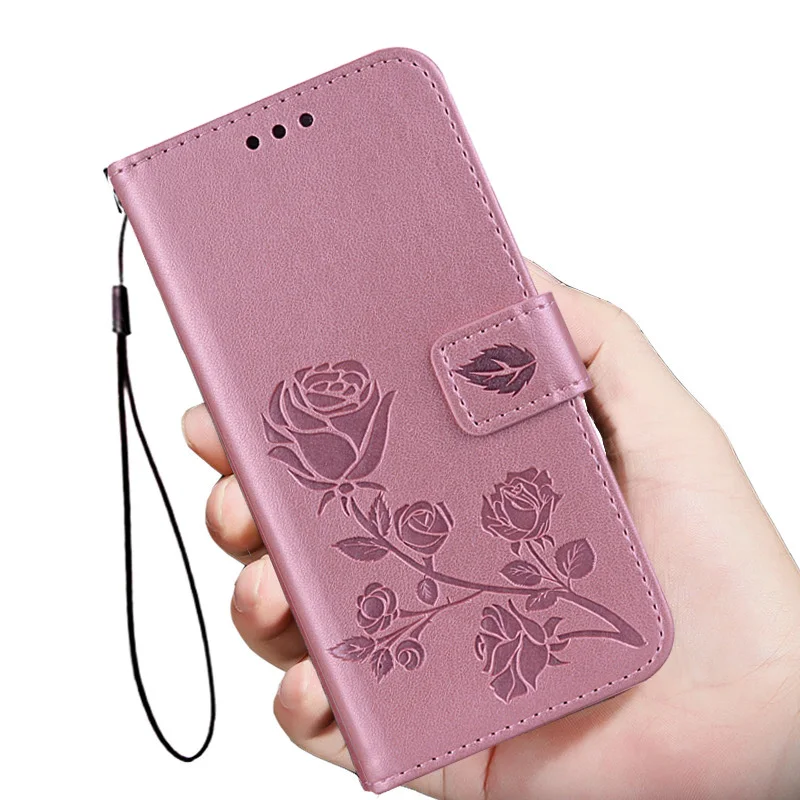 Кожаный чехол книжка с 3D цветами для Motorola Moto G2 G3 G4 C E4 Plus Z3 Z4 Z Play P30 Note P40 мощный Чехол