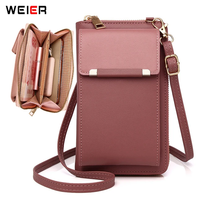 Leather Crossbody Bag For Women Soft Leather Single Shoulder Purse