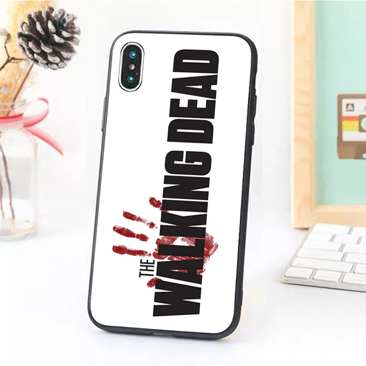 Bernandez 5 5S SE 6 6S Мягкий ТПУ резиновый чехол для телефона iPhone 7 8 plus X Xs Max XR THE WALKING DEAD Rick |