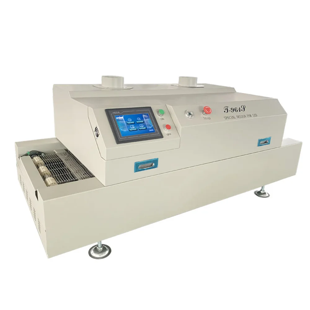 SMT welding multi-temperature zone Pratt & Whitney small new model reflow soldering machine six temperature zone T-961S