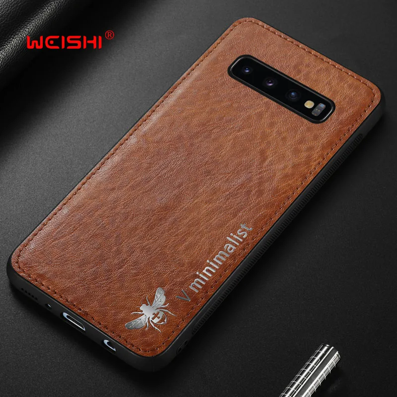 Чехол для Samsung Galaxy S10 Plus роскошный винтажный кожаный чехол с магнитной застежкой