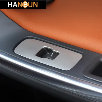

Car Window Lifting Button Frame Decoration Sticker Trim For Volvo XC60 S60 V60 2009-17 Stainless Steel Auto Door Armrest Decals