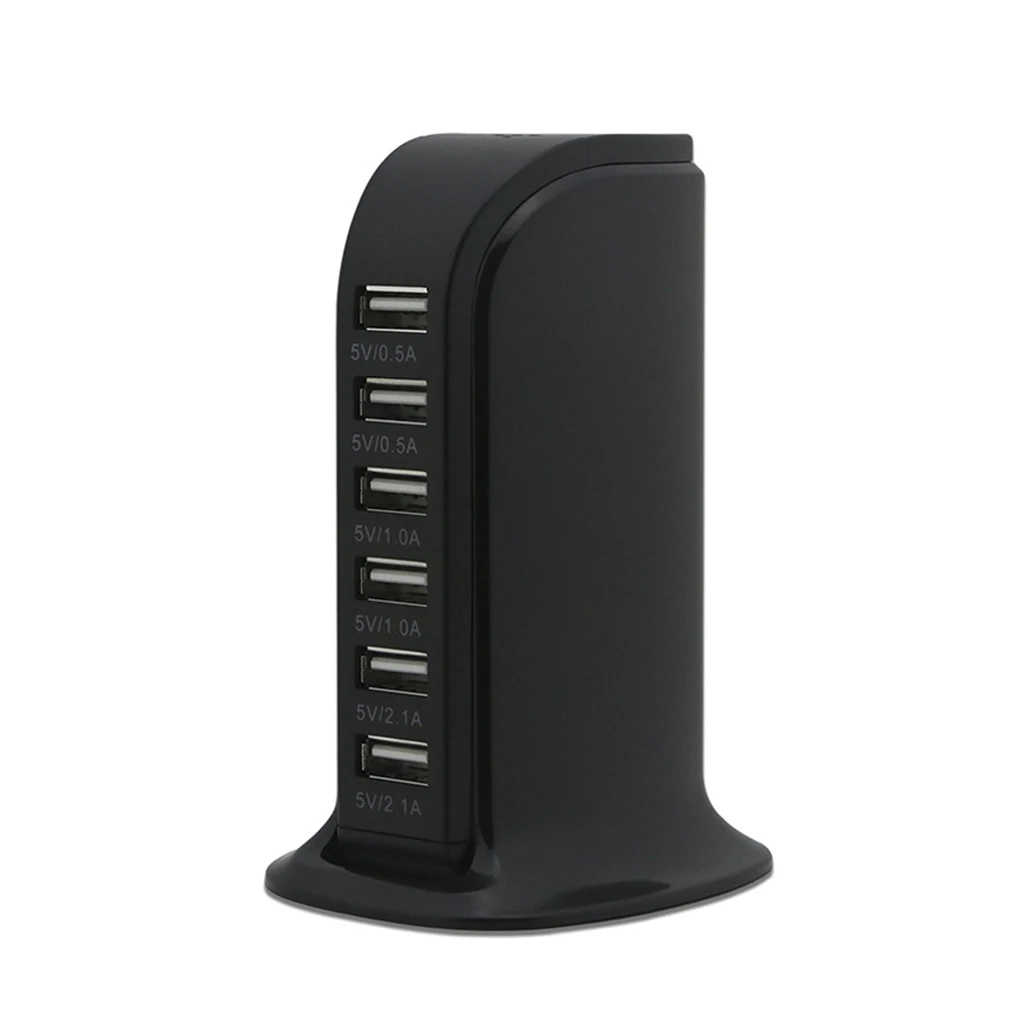 30 Вт мульти 6 порт USB зарядное устройство 6A быстрая зарядная станция Настольный дорожный концентратор разъемы удлинитель Разъем Platooninsert
