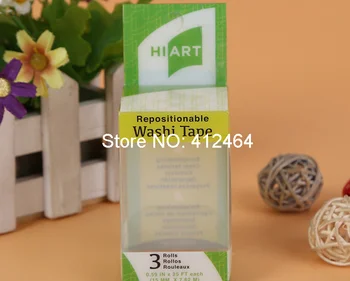 

UV printed clear glass bottle wine box with custom PVC box transparent PP box