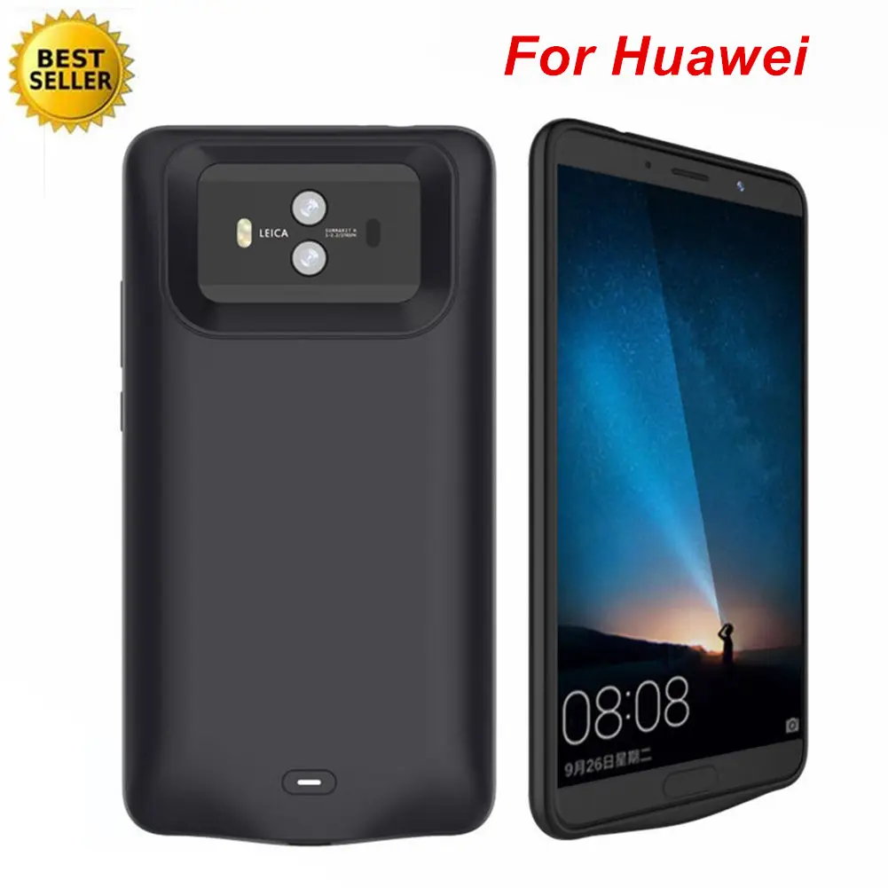 Для Huawei Mate 9 10 Pro для Honor V10 P10 Plus зарядное устройство чехол power Bank мягкий силиконовый