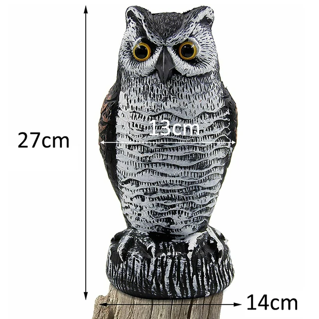 2Db Madár Madárijesztő Hamis Bagoly Dísz Természetű Kártevőirtó Kerti Dekorációs Szobor A Madarak És Kártevők Elriasztására - Image 5
