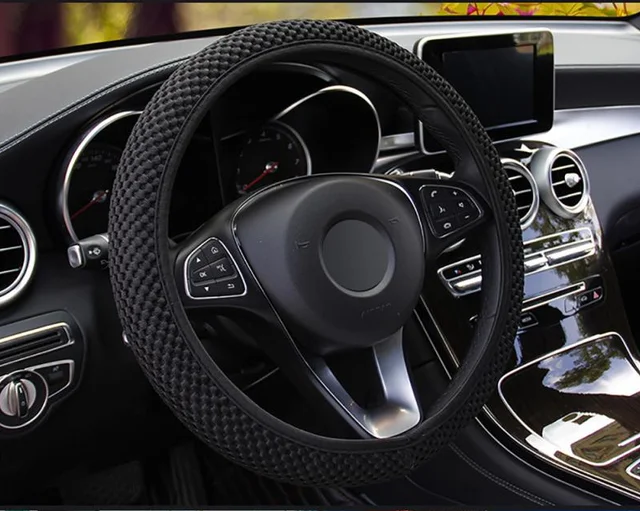 Car Steering Wheel Glove Cover Automobile steering wheel cover appropriate for kia Ceed Rio K2 K3 K4 K5 Picanto Sportage Rio 3 weaving