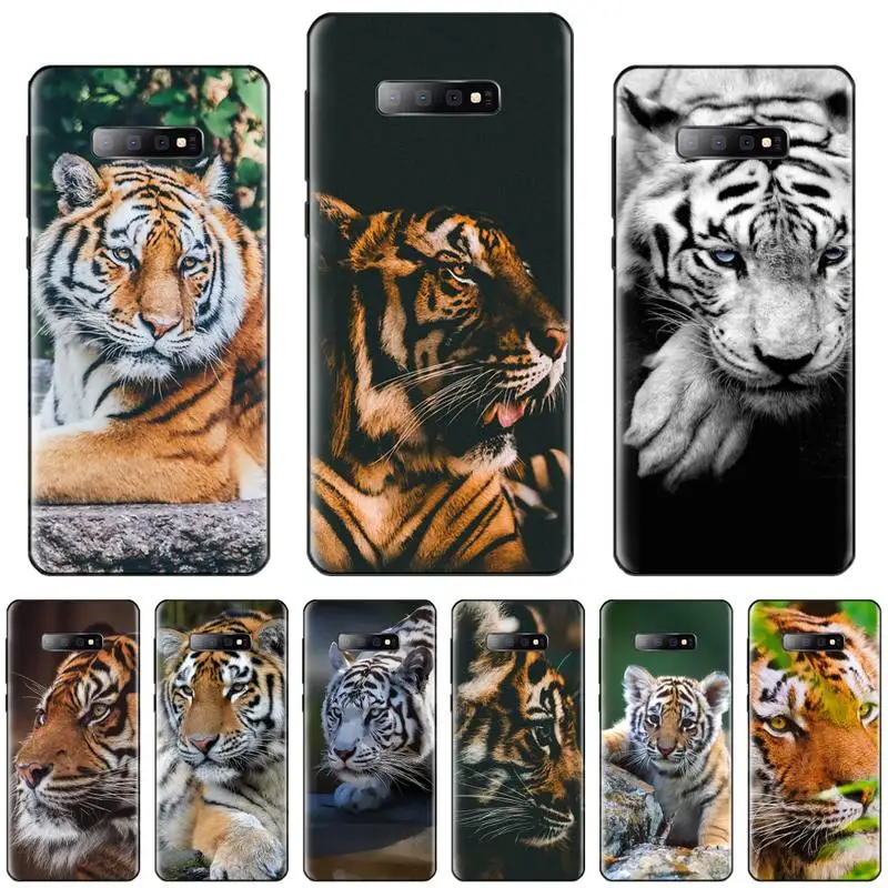 

tiger King of the forest animal Phone Case For Samsung Galaxy S5 S6 S7 S8 S9 S10 S10e S20 edge plus lite