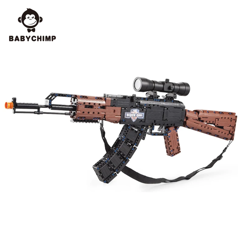 Военная армейская Оружейная серия SWAT AK47 98K строительные блоки модель оружия