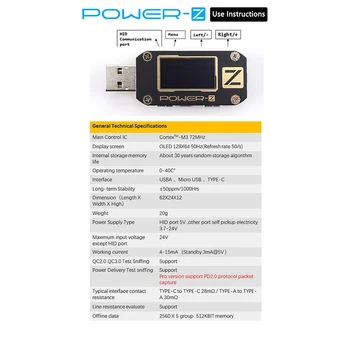 

6 USB PD Color Screen Player Ripple Electrical Equipment Charge Curve Tester Multifunction DCP Multi-protocol 0.02% Error Tester