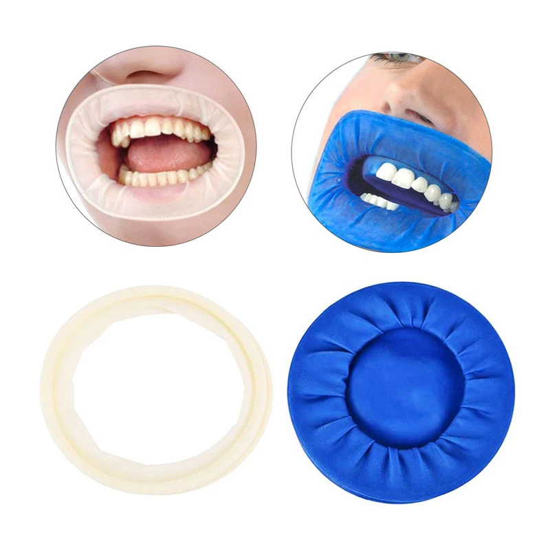 10 Pz Dentale A Forma Di O In Gomma Usa E Getta Sterile Apri Bocca Orale Guancia Expander Divaricatore Diga Di Gomma Divaricatore Bocca Apri