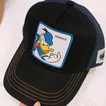 Новинка, летняя кепка водителя грузовика, сетчатая бейсболка, хип-хоп шапки для мужчин, бейсболки с вышивкой, Дональд черный