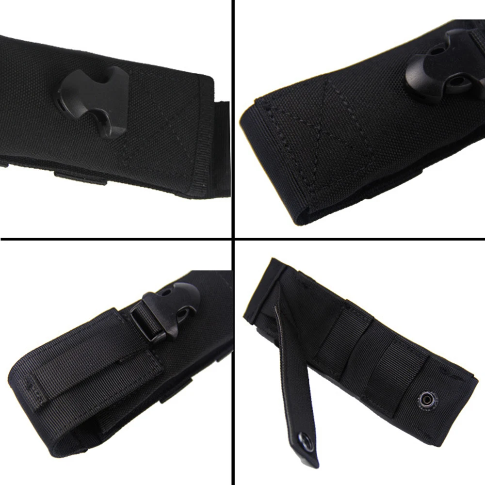 

1pc Flashlight bag Molle Holster Bag Waterproof Pack Torch 1000D Nylon