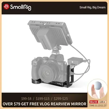 

SmallRig Camera L-Bracket Plate For Nikon Z5/Z6/Z7 Camera Arca Baseplate and Side Plate Quick Release Tripod Mounting Plate 2947