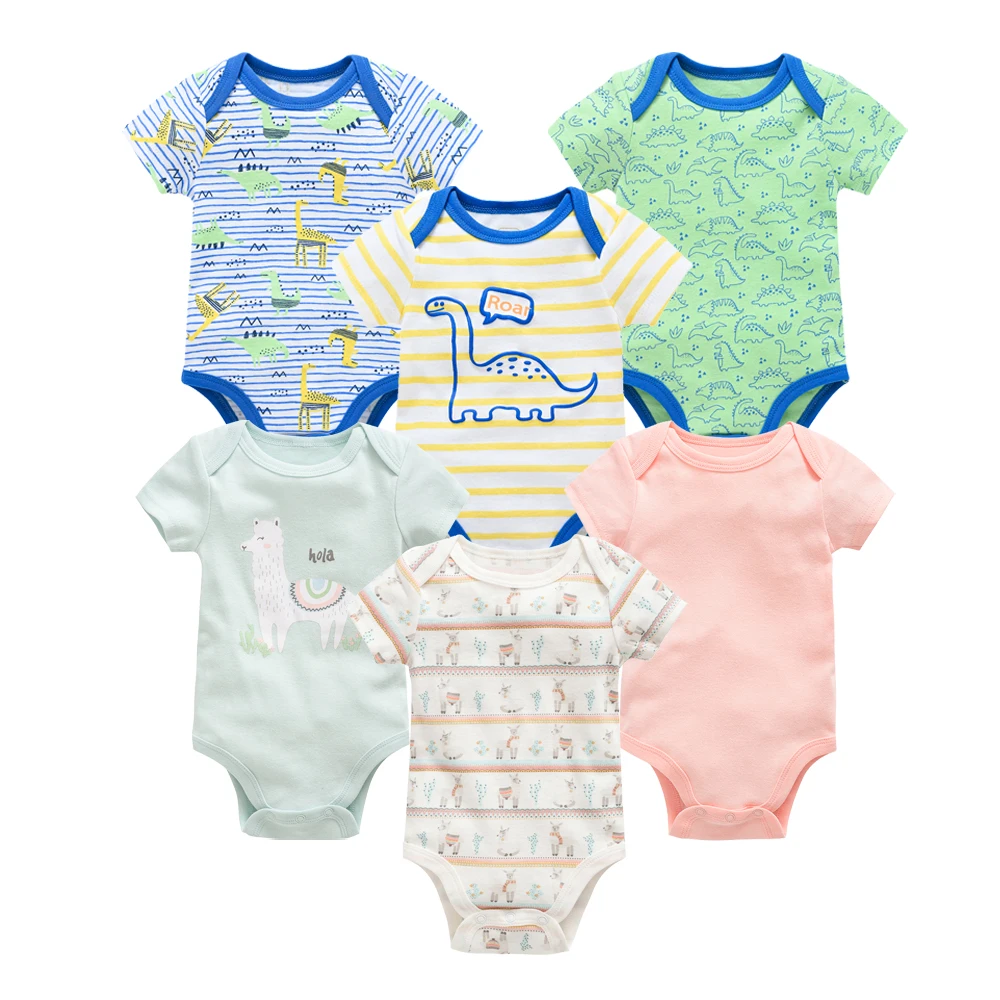 Cotton Bodysuits- 6 pcs set 12