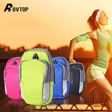 Спортивная нарукавная повязка для тренировки, сумка для бега, чехол, универсальный, для смартфона, для улицы, водонепроницаемый, нарукавник, чехол с отверстием для наушников