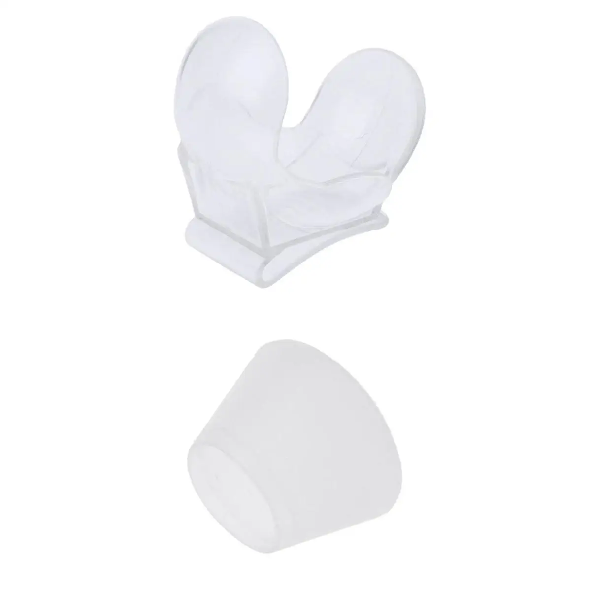 Premium Tennis Ball Holder Waist Clamp Clip with Racket End Cover Grip Clear Tennis Vibration Dampener Absorber