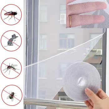 

Practical 1.5*1. DIY Flyscreen Curtain Insect Screen Fly Mosquito Bug Window Door Mesh Screen For Home Kitchen Use