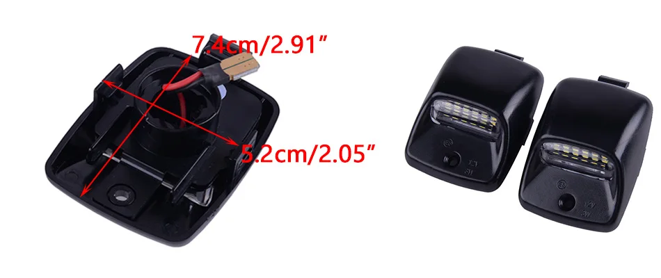 Beler 6500K 1 пара 18 SMD светодиодный светильник для номерного знака Замена подходит для Toyota Tacoma 2005- Tundra trucks 2000-2013