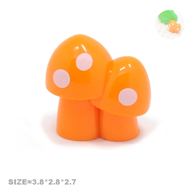 Plant Series Big Building Blocks Flower Grass Tree Fruit Adornment Accessories Compatible Scenes Assemble Toys For Kids Bricks 6