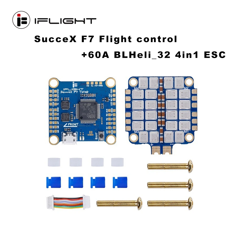 Контроллер iFlight sucex F7 TwinG FC с контроллером 60A V2 Plus 2 6s BLHeli_32 Dshot1200 4 в 1 ESC Flytower для FPV Racing