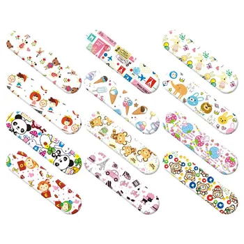 

120 Pcs Children Cartoon Bandages Adhesive Bandages Wound Plaster First Aid Hemostasis Band Aid Sterile Stickers for Kids 2020