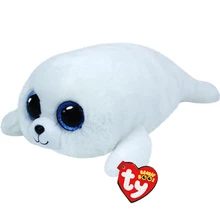 Ty милые животные ледяной белый плюшевая игрушка-тюлень плюс размер 40 см