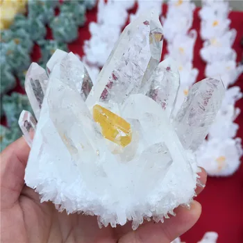 

Beauiful Clear White Crystal Cluster Natural Crystal Cluster Quartz Point Crystal Druse Specimen Minerals Reiki Healing